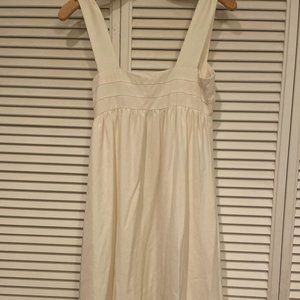 banana republic white midi dress